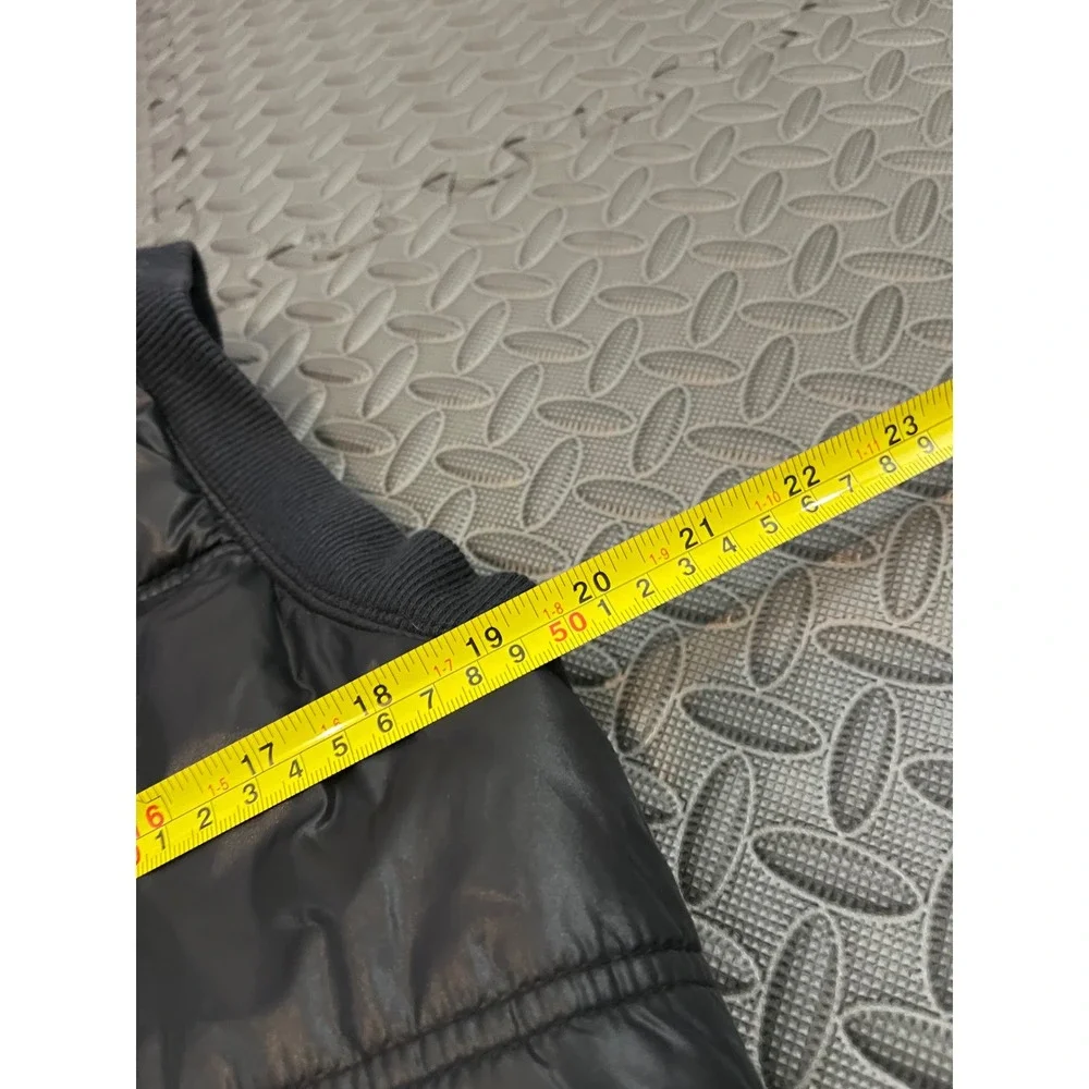 Nike Sportswear Puffer Vest Womens L 12-14 Black Quilted Full Zip 299302-010